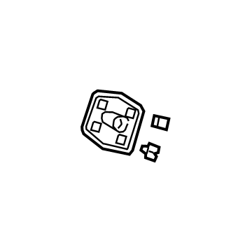 Acura 82621-TJB-A21ZA Lock Cover L (Deep Black)