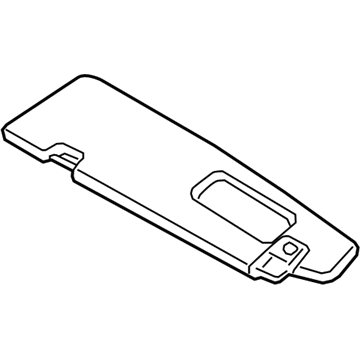 BMW 51-16-8-070-683 LEFT SUN VISOR