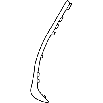 Lexus 52712-30120 Moulding, Front Bumper