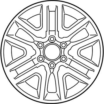 Nissan 40300-9BK1A Wheel-Aluminum