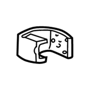 GM 12477497 Hinge Asm, Rear Door Upper (Dr Side) - LH