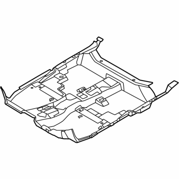 Nissan 74902-6LX0A CARPET ASSY-FLOOR