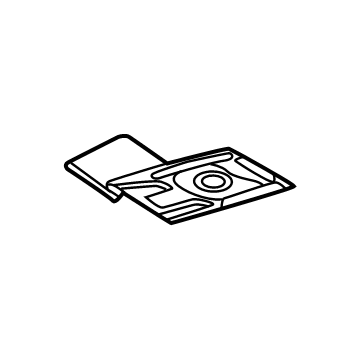 Hyundai 84631-CW000-NNB MAT-CONSOLE TRAY
