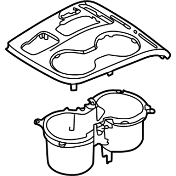 Hyundai 84650-CW000-UAY COVER ASSY-CONSOLE UPR