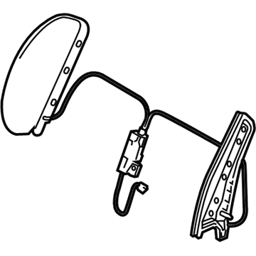 BMW 52-10-7-310-991 Backrest Width Adjustment With Valve