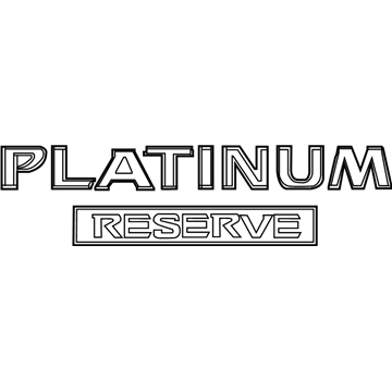 Nissan 90896-1A65A Rear Emblem