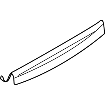 Nissan 90816-1V81B Finisher Assy-Back Door, Center