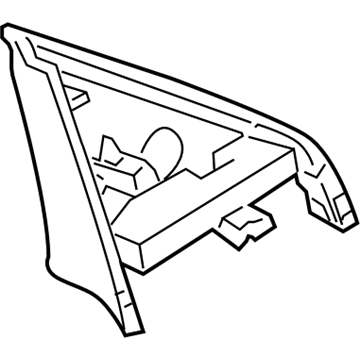 Honda 76220-SDA-A11 Garnish, R. Door Mirror (R.C.)