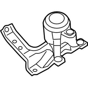 Nissan 11210-9N00A Engine Mounting Insulator, Right