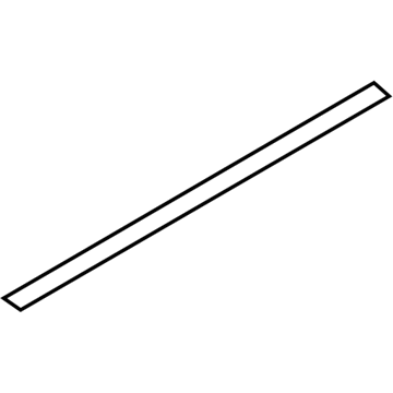 GM 96805871 Sealing Strip Asm, Rear Side Door Window Inner