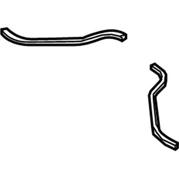 Nissan 66870-1EA0A Sealing Rubber-COWL Top