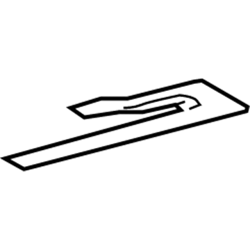 Toyota 72137-60150-C0 Track End Cover