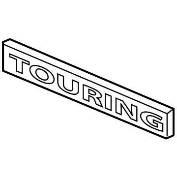 Honda 75716-TLA-A00 Emblem, Rear (Touring)