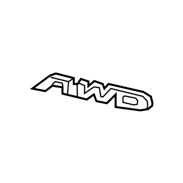 Honda 75719-TLA-A00 Emblem, Rear (Awd)