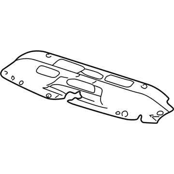 GM 15809932 Baffle Asm-Radiator Air Upper