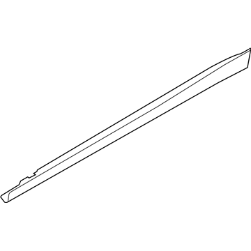 BMW 51-77-7-374-613 Sill Trim, Primed, Left