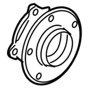 BMW 31-22-2-282-670 Wheel Hub With Bearing, Front