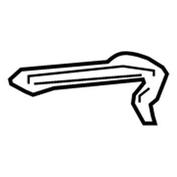 GM 15859648 Weatherstrip Asm-Front Side Door Rear *Plan A (Mucket)