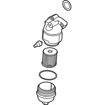 Hyundai 26300-2M000 Oil Filter Complete Assembly