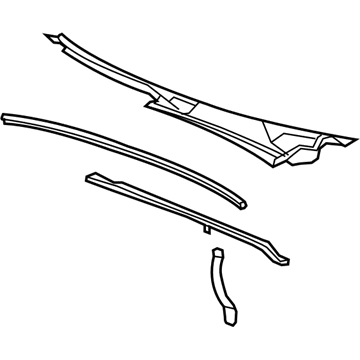 GM 25921038 Cowl Grille