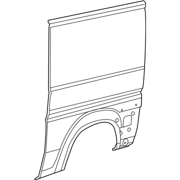 Mopar 68095840AB Rail-Body Side Aperture Outer