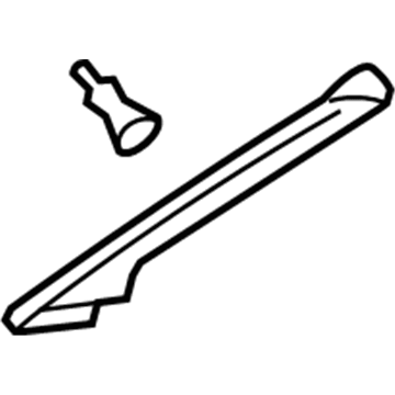 GM 15262945 Molding Asm-Windshield Side Garnish *Neutral