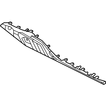 BMW 51-41-5-A46-C03 ACCENT MOLDING, FRONT LEFT