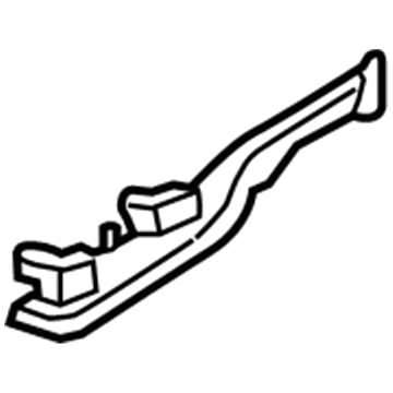 BMW 41-21-2-990-285 Moulded Part Column A, Bottom Int. Left