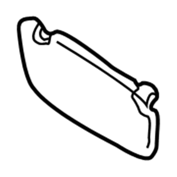 Hyundai 85201-2D410-OIAS Sunvisor Assembly, Lh