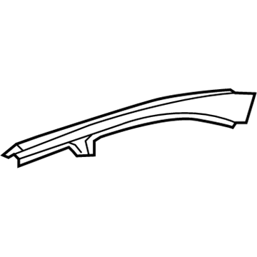Lexus 61225-50010 Rail, Roof Side Outer Upper No.1, RH