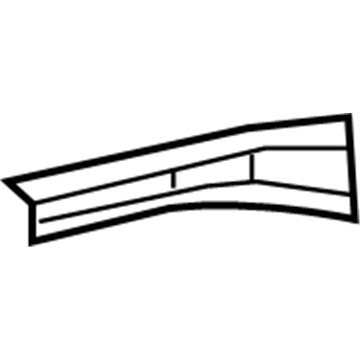 Lexus 61307-50010 Pillar Sub-Assy, Center Body, Inner RH