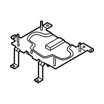 Hyundai 37554-BY000 BRACKET-POWER RELAY MOUNTING