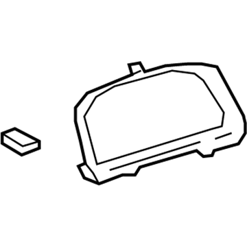 Lexus 55404-50170 Panel Sub-Assy, Instrument Cluster Finish, NO.2