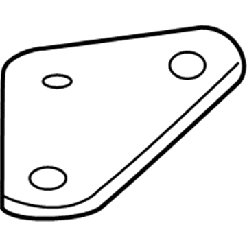 BMW 54-62-7-187-975 Mounting Plate Left