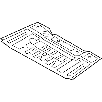 BMW 41-00-7-488-076 FRONT TRUNK FLOOR