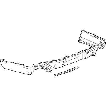 GM 85618188 FASCIA ASM-RR BPR LWR *BLACK