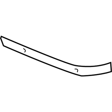 BMW 51-12-7-893-319 Protective Rubber Strip, Left Rear Bumper