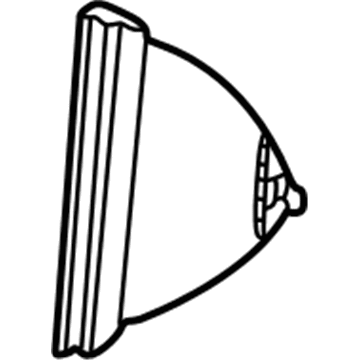 Lexus 65960-50060-B0 Curtain Assy, Side, Rear RH