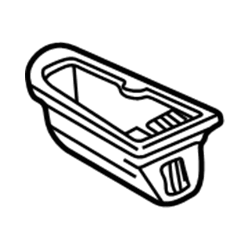 Lexus 74131-50020 Box, Rear Ash Receptacle, RH