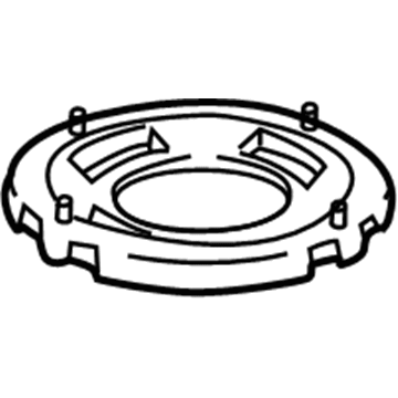 Honda 51402-S9A-014 Rubber, Front Spring Mounting