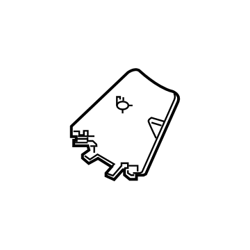 Nissan 284L8-9DJ1A Cover-Lane Camera, RH