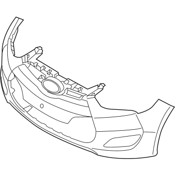 Hyundai 86511-2V000 Front Bumper Cover