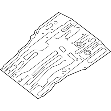 Nissan 74514-3JA0A Floor - Rear, Rear