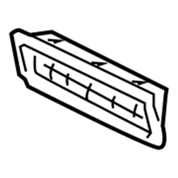 Nissan 76805-6GX0A Duct-Drafter, Outlet LH