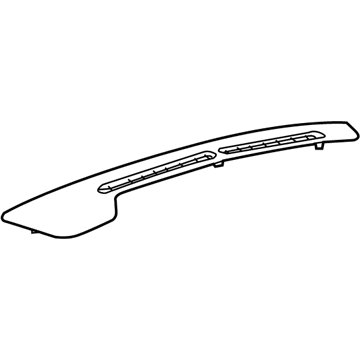 Lexus 55981-0E020-C0 Garnish, Defroster Nozzle, NO.1