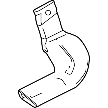 Ford G1EZ-19B680-A Floor Duct