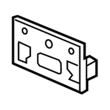 Acura 71145-TL2-A00 Base, Front License Plate