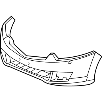 Acura 04711-TL2-A90ZZ Face, Front Bumper (Dot)