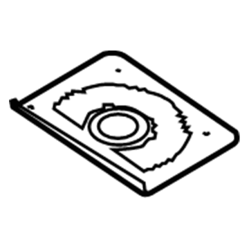 BMW 65-13-6-921-703 Central Woofer Trim