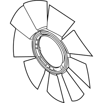 Nissan 21060-5X20A Fan-Cooling